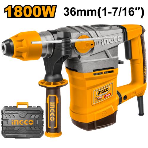 INGCO Marteau perforateur SDS Plus 1800W 36mm RH18008 — perçage béton Maroc