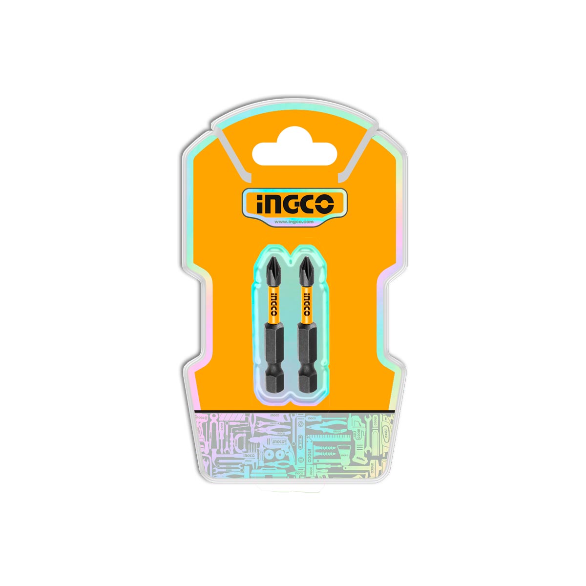 SDBIM71PH250 - JEU DE 2 EMBOUTS S2 PH2 50MM INGCO Maroc