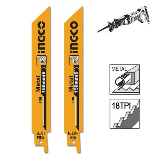 SSB922EF - LAMES POUR SCIE SABRE 2PCS METAL INGCO Maroc