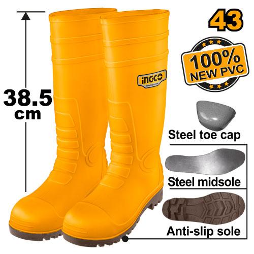 SSH092S1P.43 - BOTTES DE SECURITE S1P TAILLE43 INGCO Maroc