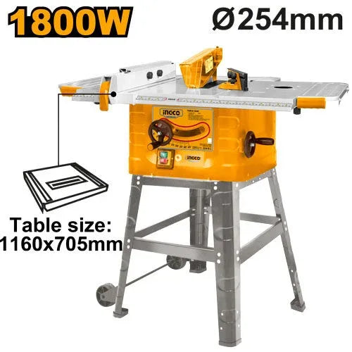 scie a table 254mm 1800w ingco INGCO | TS180028