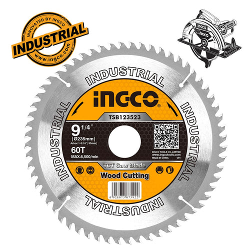 Disque pour scie circulaire 235mm 60 dents INGCO | TSB123523