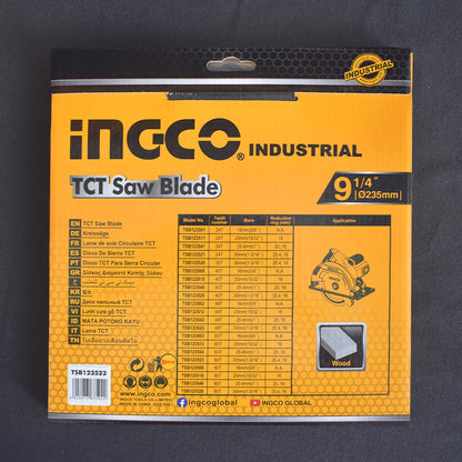 Disque pour scie circulaire 235mm 60 dents INGCO | TSB123523