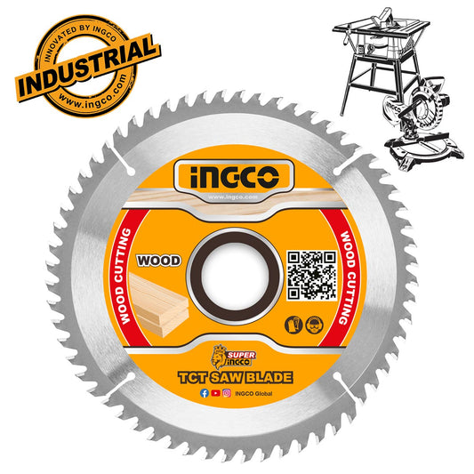 TSB125423 - LAME SCIE CIRCILAIRE BOIS 254MM 60 DENTS INGCO Maroc