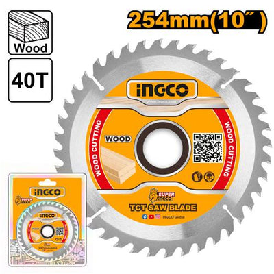Coupe de bois de lame de scie TCT industrielle pour scie circulaire 10 pouces (254 mm) TSB125425 ING-HT AU MAROC