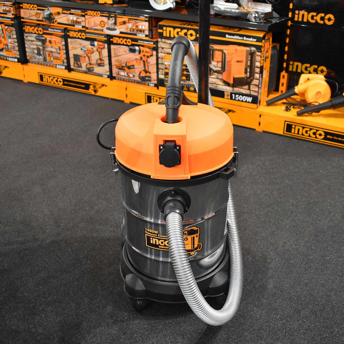 VC14301 - ASPIRATEUR PROFESSIONNEL 1400W 30L INGCO Maroc