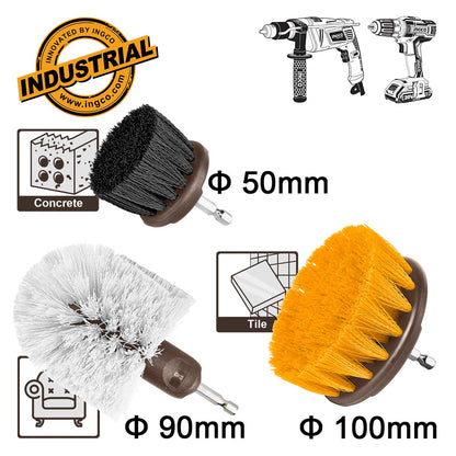 WCB0301 - JEU DE 3 BROSSES DE NETTOYAGE POUR VISSEUSE NR INGCO Maroc