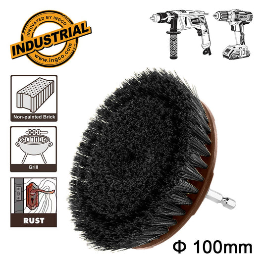 WCBH1401 - BROSSE DE NETTOYAGE 4" POUR VISSEUSE À POILS DURS INGCO Maroc