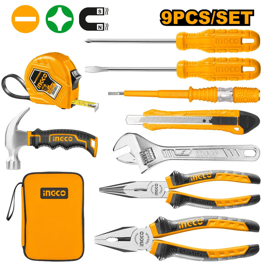 HKTH10809 - SET DE 9 OUTILS A MAIN INGCO Maroc
