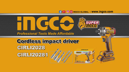INGCO VISSEUSE A CHOC 20V 285N.M BRUSHLESS AU MAROC [CIRLI2028]