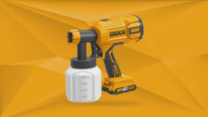 INGCO PISTOLET A PEINTURE SANS FIL 20V SANS BATTERIE ET AU MAROC [CSGLI2001]