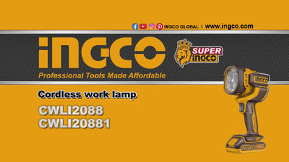 INGCO TORCHE 20V 1BATTERIE 2AH + CHARGEUR AU MAROC [CWLI20881]