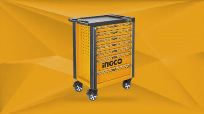 INGCO SERVANTE A 7 TIROIRS + 162 PIECES AU MAROC [HTCS271621]