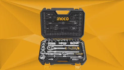 INGCO SET DE DOUILLES 1/4 ET 1/2 44PIECES AU MAROC [HKTS42441]