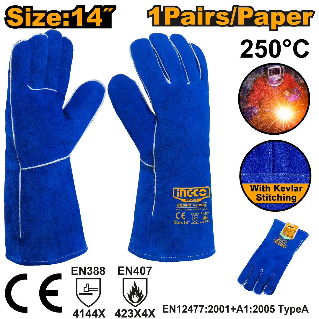 Gants de soudage INGCO | HGVW03