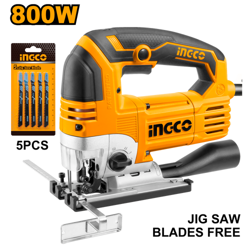 Scie sauteuse 135mm 800W +5lames ingco INGCO | JS80068